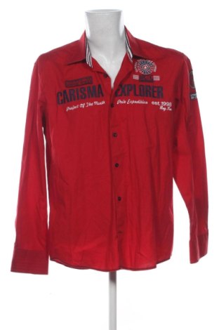 Herrenhemd Carisma, Größe XXL, Farbe Rot, Preis 28,99 €, #136654357