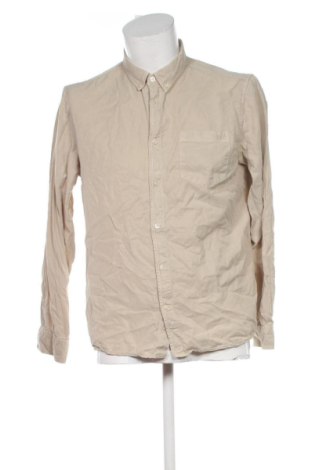 Cămașă de bărbați Knowledge Cotton Apparel, Mărime XL, Culoare Bej, Preț 173,99 Lei
