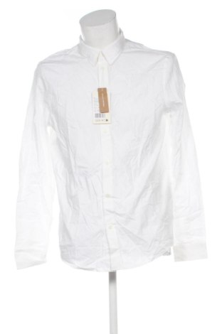 Мъжка риза Pier One, Размер M, Цвят Бял, Цена 11,75 €, #136608295