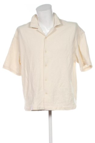 Cămașă de bărbați Pull&Bear, Mărime L, Culoare Ecru, Preț 91,99 Lei