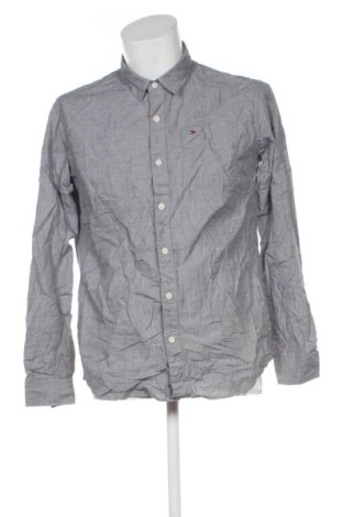 Мъжка риза Tommy Jeans, Размер L, Цвят Сив, Цена 32,21 €