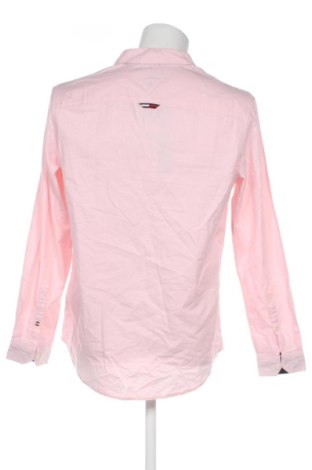 Herrenhemd Tommy Jeans, Größe M, Farbe Rosa, Preis 71,55 €