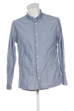 Мъжка риза Tommy Jeans, Размер L, Цвят Син, Цена 36,00 €, #136642542