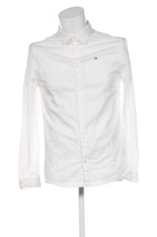 Мъжка риза Tommy Jeans, Размер L, Цвят Бял, Цена 73,11 €