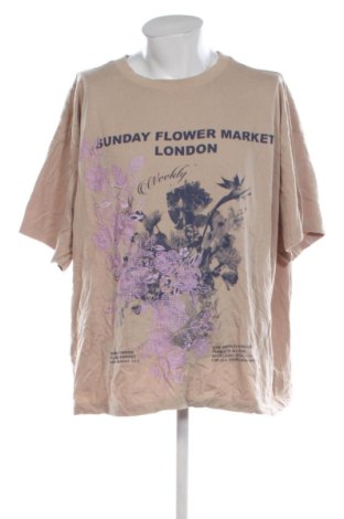 Tricou de bărbați ASOS, Mărime XXL, Culoare Bej, Preț 34,99 Lei, #136589510