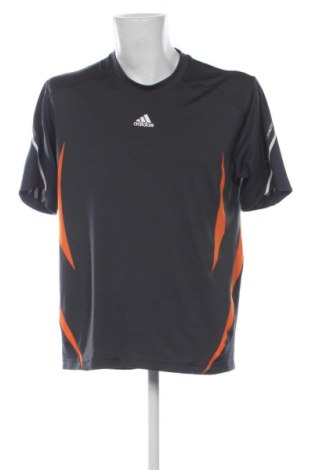 Herren Shirt Adidas, Größe L, Farbe Grau, Preis 17,99 €