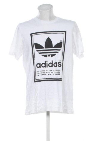 Herren Shirt Adidas, Größe L, Farbe Weiß, Preis 13,81 €, #136660642