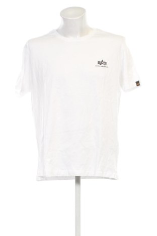 Tricou de bărbați Alpha Industries, Mărime XL, Culoare Alb, Preț 196,99 Lei