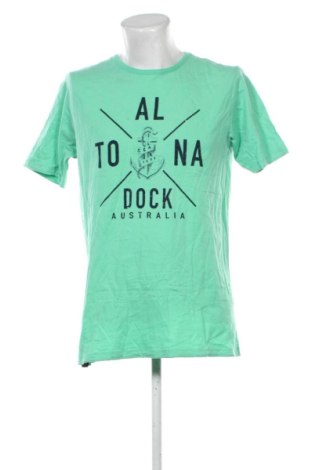 Męski T-shirt Altonadock, Rozmiar XXL, Kolor Zielony, Cena 40,99 zł