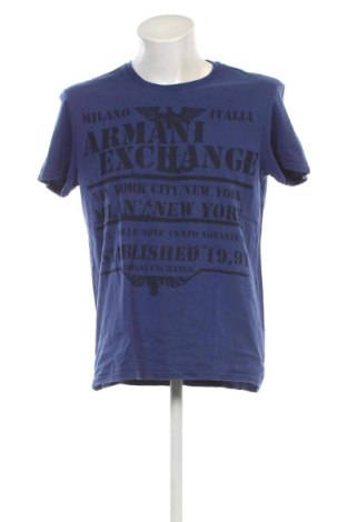 Pánské tričko  Armani Exchange, Velikost XL, Barva Modrá, Cena  907,00 Kč, #136649283