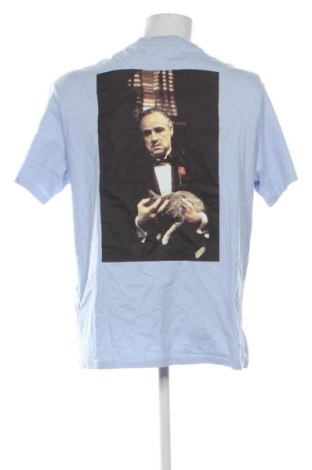 Ανδρικό t-shirt Bershka, Μέγεθος L, Χρώμα Μπλέ, Τιμή 11,99 €