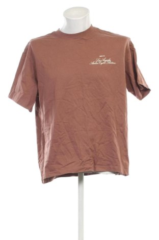 Męski T-shirt H&M, Rozmiar XL, Kolor Brązowy, Cena 51,99 zł
