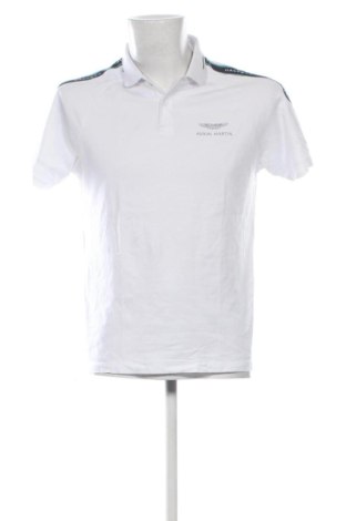 Ανδρικό t-shirt Hackett x Aston Martin Racing, Μέγεθος L, Χρώμα Λευκό, Τιμή 25,00 €