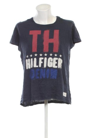 Мъжка тениска Hilfiger Denim, Размер L, Цвят Син, Цена 21,47 €