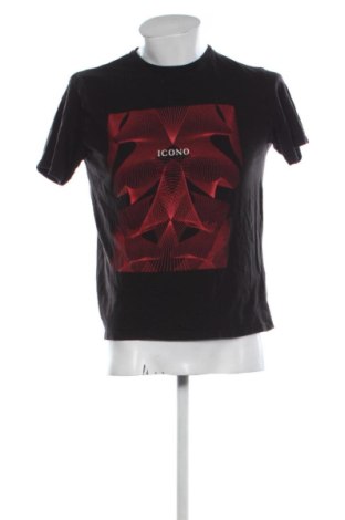 Ανδρικό t-shirt ICONO, Μέγεθος S, Χρώμα Μαύρο, Τιμή 2,56 €, #136626377