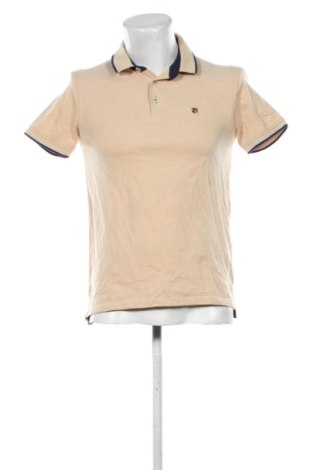 Tricou de bărbați Jack & Jones, Mărime M, Culoare Bej, Preț 85,99 Lei