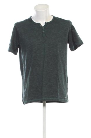Męski T-shirt Jean Pascale, Rozmiar L, Kolor Zielony, Cena 51,99 zł