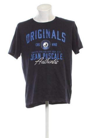 Męski T-shirt Jean Pascale, Rozmiar XXL, Kolor Niebieski, Cena 51,99 zł