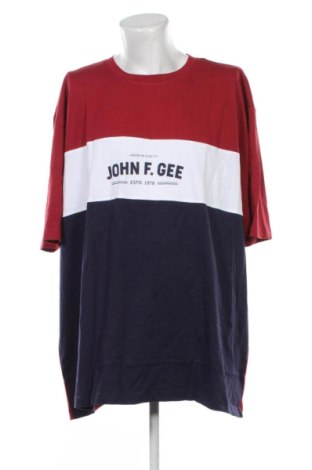 Ανδρικό t-shirt John F. Gee, Μέγεθος 5XL, Χρώμα Πολύχρωμο, Τιμή 9,99 €