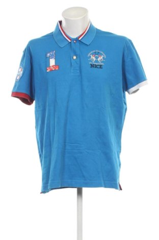 Herren T-Shirt La Martina, Größe 3XL, Farbe Blau, Preis € 28,00, #136649638