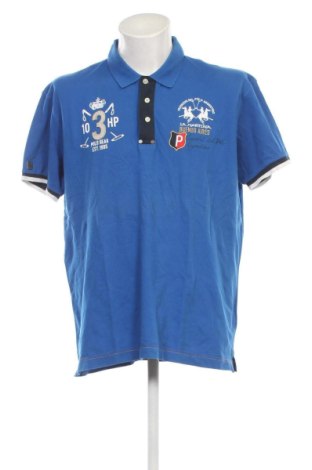 Herren T-Shirt La Martina, Größe 3XL, Farbe Blau, Preis € 28,00, #136649782