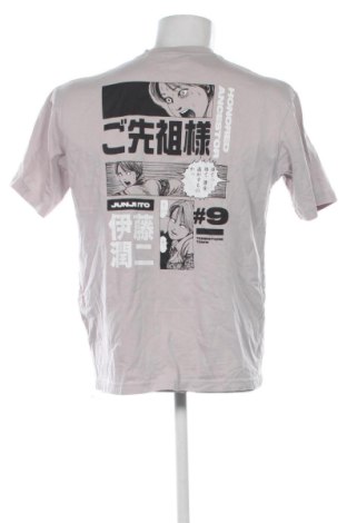 Męski T-shirt Pull&Bear, Rozmiar M, Kolor Beżowy, Cena 51,99 zł