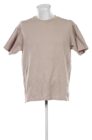 Ανδρικό t-shirt Pull&Bear, Μέγεθος L, Χρώμα  Μπέζ, Τιμή 11,99 €