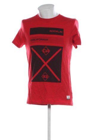 Ανδρικό t-shirt Rocklin, Μέγεθος L, Χρώμα Κόκκινο, Τιμή 18,46 €