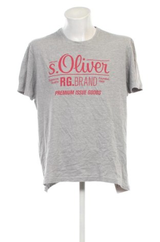 Pánské tričko  S.Oliver, Velikost XXL, Barva Šedá, Cena  229,00 Kč