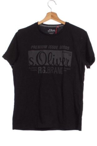 Męski T-shirt S.Oliver, Rozmiar M, Kolor Czarny, Cena 40,99 zł