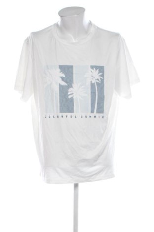 Ανδρικό t-shirt SHEIN, Μέγεθος XXL, Χρώμα Λευκό, Τιμή 11,99 €