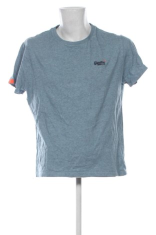 Herren T-Shirt Superdry, Größe 3XL, Farbe Blau, Preis € 12,99