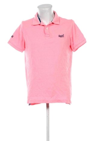 Мъжка тениска Superdry, Размер XXL, Цвят Розов, Цена 21,47 €