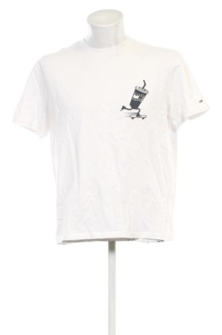 Мъжка тениска Tommy Jeans, Размер L, Цвят Бял, Цена 31,18 €, #136606733