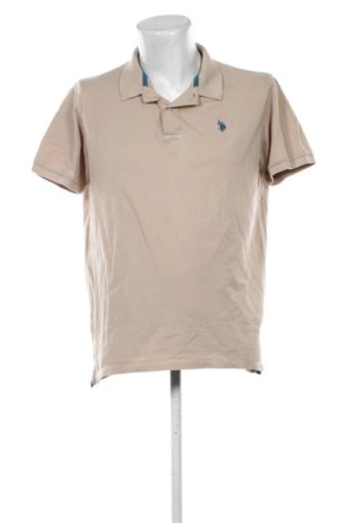 Herren Shirt U.S. Polo Assn., Größe XXL, Farbe Beige, Preis 31,99 €