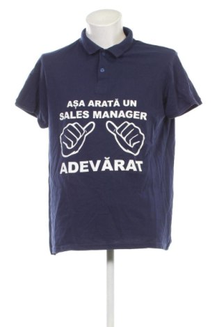 Ανδρικό t-shirt Unbranded, Μέγεθος XXL, Χρώμα Μπλέ, Τιμή 9,78 €, #136542075