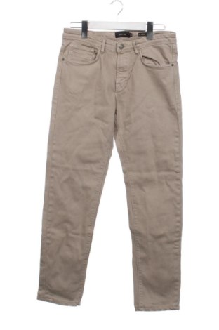 Blugi de bărbați Massimo Dutti, Mărime S, Culoare Bej, Preț 198,10 Lei, #136538756