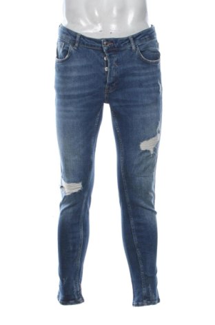 Blugi de bărbați Zara, Mărime M, Culoare Albastru, Preț 72,99 Lei, #136658663