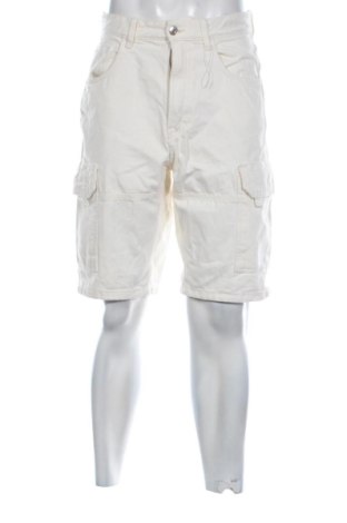 Мъжки къс панталон Bershka, Размер M, Цвят Екрю, Цена 15,00 €, #136649240