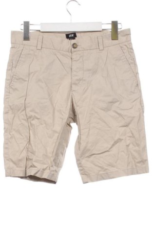 Мъжки къс панталон H&M, Размер S, Цвят Бежов, Цена 15,33 €