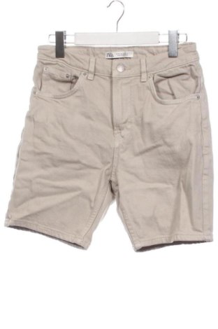 Мъжки къс панталон Zara, Размер S, Цвят Бежов, Цена 10,73 €