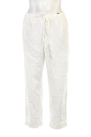 Pantaloni de bărbați Pull&Bear, Mărime L, Culoare Ecru, Preț 196,99 Lei