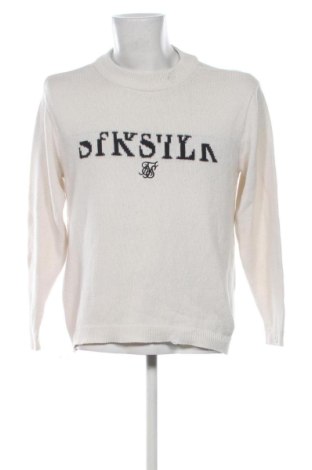 Herrenpullover SikSilk, Größe M, Farbe Ecru, Preis 18,99 €, #136639404