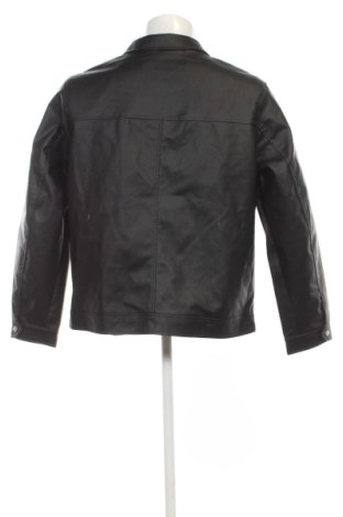 Мъжко кожено яке Jack & Jones, Размер L, Цвят Черен, Цена 78,22 €