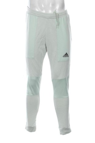 Pantaloni trening de bărbați Adidas, Mărime M, Culoare Verde, Preț 151,99 Lei