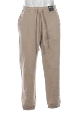 Мъжко спортно долнище Pull&Bear, Размер M, Цвят Бежов, Цена 24,03 €