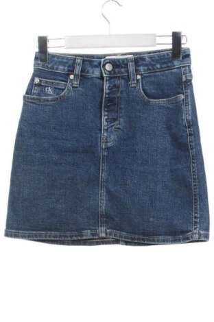 Rock Calvin Klein Jeans, Größe XS, Farbe Blau, Preis 35,00 €, #136663497
