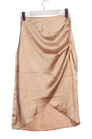 Fustă Sinsay, Mărime XS, Culoare Bej, Preț 95,97 Lei, #136653370