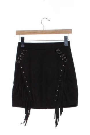 Fustă Stradivarius, Mărime XXS, Culoare Negru, Preț 51,00 Lei, #136653506