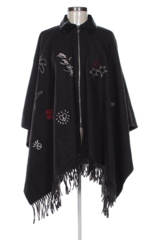 Пончо Desigual, Размер M, Цвят Черен, Цена 80,00 €, #136656476